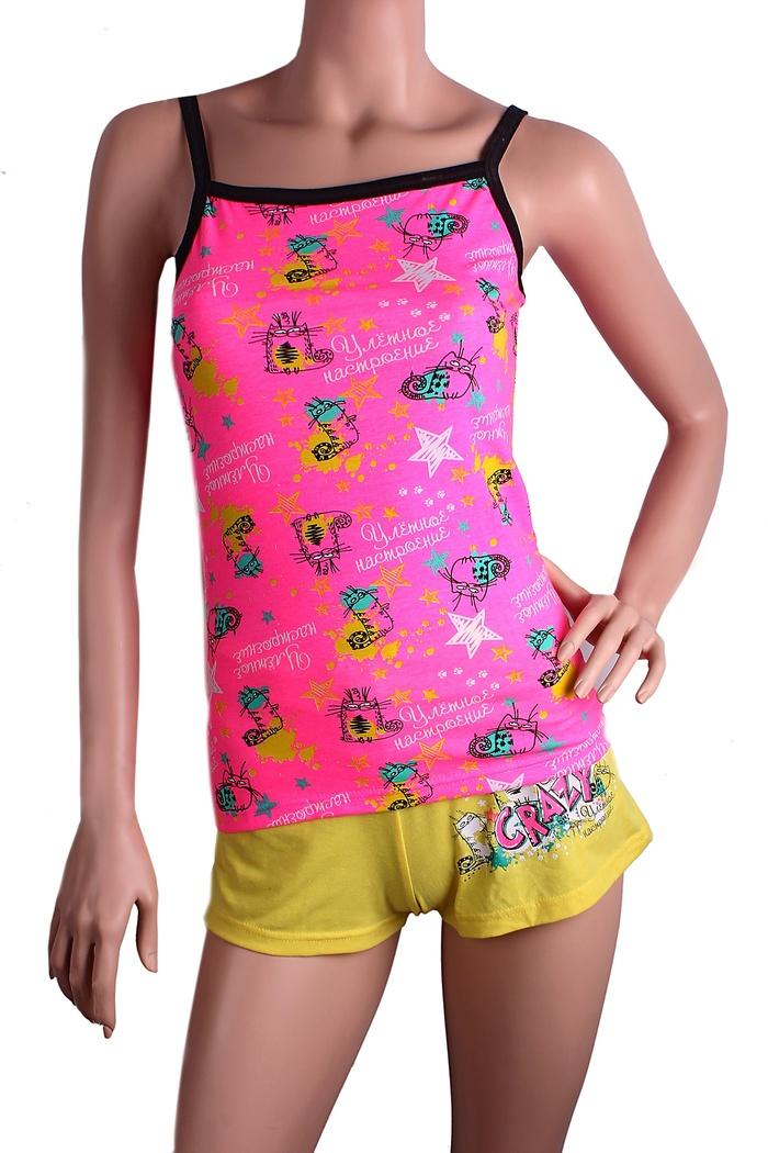 Комплект домашний "Улётное настроение": майка, шорты, M купить в интернет-магазине Megaopt Беларусь