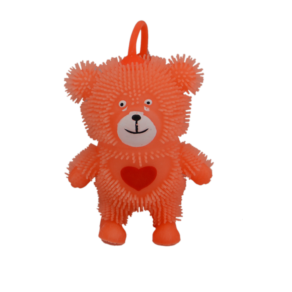 Купить Мишка с сердцем силиконовый, световой цвет МИКС в онлайн-магазине Мегаопт с бесплатной доставкой по Беларуси.